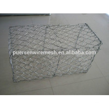 Горячая окунутая гальванизированная корзина Gabion